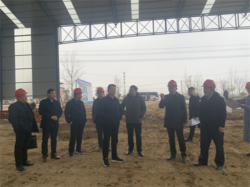 萬人助萬企，節(jié)后送關懷——上級部門領導視察永和集團城陽城拌合站建設情況！