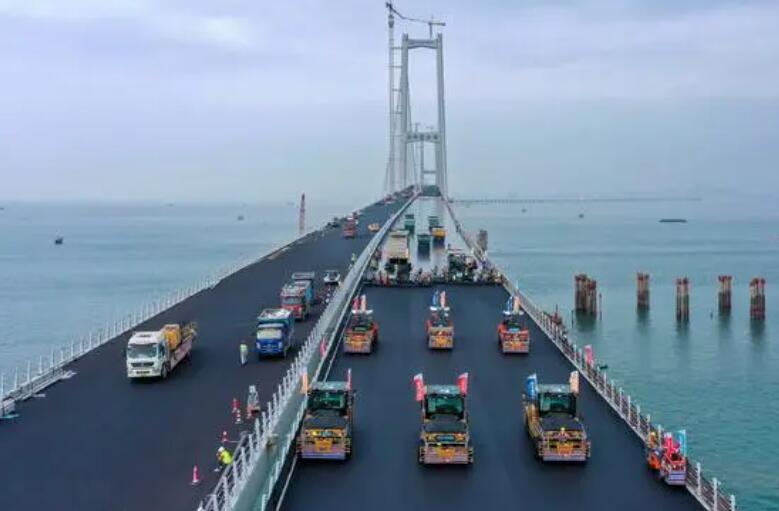 世界最大規(guī)模！深中通道鋼橋面全部完成鋪裝